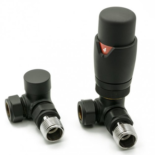 Manza matt black corner - matt,