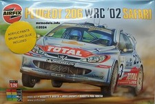 Airfix peugeot 206 - airfix, wrc