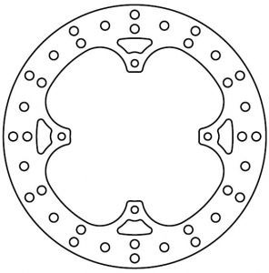 Front brake disc honda mtx - honda,