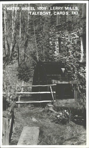 Water wheel 1809 lerry mills - wheel,