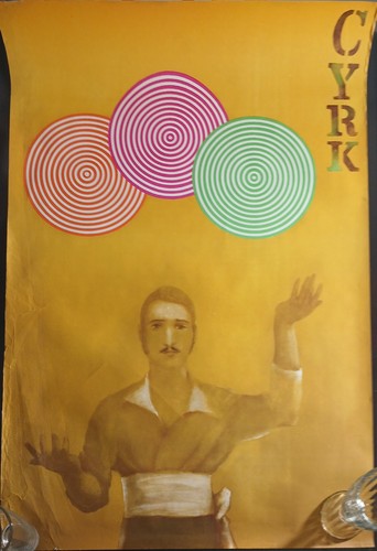 Cyrk mustached juggler - juggler, 1973