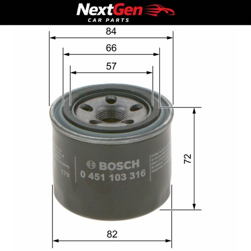 Oil filter bosch - filter,