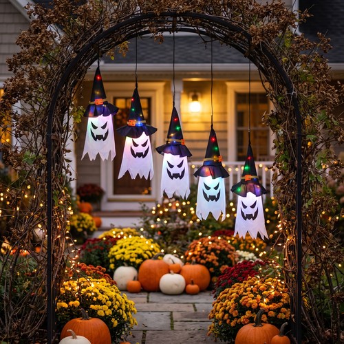 5pcs halloween ghost string - halloween,