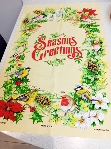 Christmas tea towel - christmas,