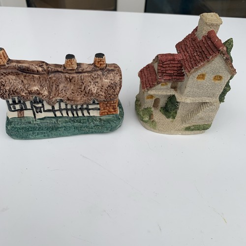 Vintage miniature cottages - vintage,