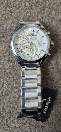 Heryi skeleton watch - skeleton,