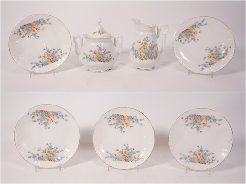 Piece lot antique art - 7-piece,