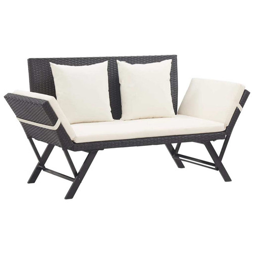 Patio bench with cushions - patio,