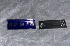 Oasis Blue enamel badge Brand