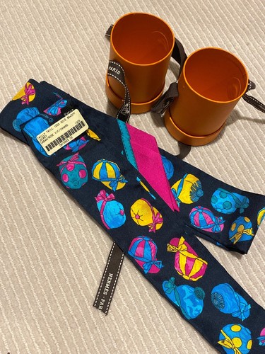 Hermes scarf twilly - hermes, jockey