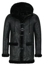 Men leather sheepskin duffle - men's,