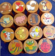 Children wooden stool - children's,