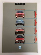 VW Scirocco Scala Passat Topic Golf Driver Golf Clipper Specials Brochure 1987