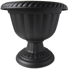 Set of 2 - 12" BLACK PLASTIC
