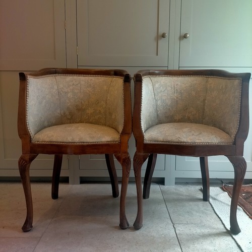 Pair beautiful tub chairs - pair,