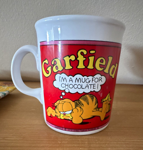 Garfield ceramic mug - garfield,