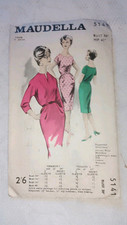 Maudella 5141 Dress Sewing Pattern Original  1960-80's . Free P&P New old stock