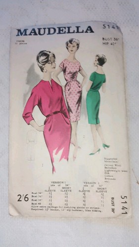Maudella 5141 dress sewing - dress,