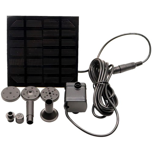 Solar bird bath fountain - bath, kit