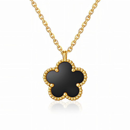 Flower necklace 18k gold - 18k,