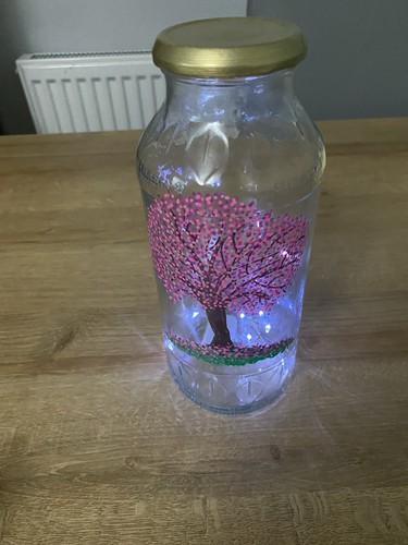 Hand painted cherry - hand,