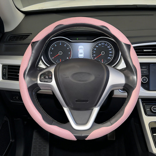 Pink leather 3pcs segmented - pink,
