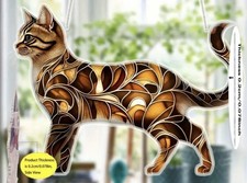 Mosaic Effect Cat Standing