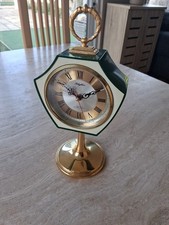 Vintage Japanese Rhythm 2 Jewel Alarm Clock Working Condition