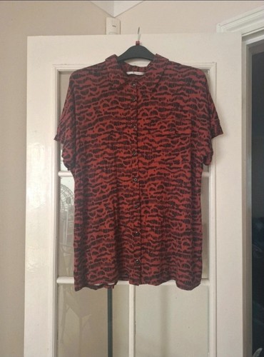 Ladies size red blouse - size,