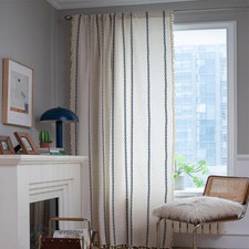 UK Stripe Geometric Curtain