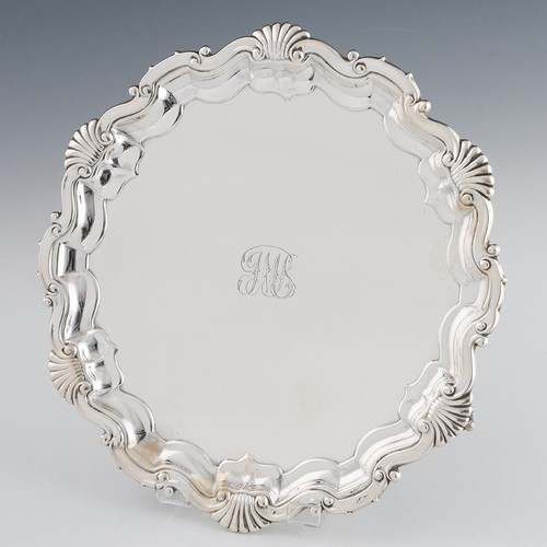 Sterling silver salver - sterling,