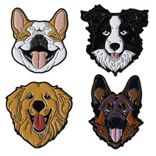 Cute Dog Pet Brooch Pin Badge