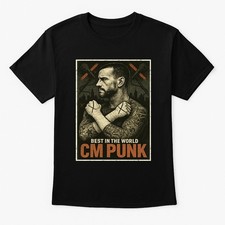 CM Punk Best In The World Retro WWE Wrestling Unisex Adults & Kids T-Shirt