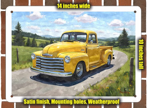 Metal sign 1949 chevrolet - sign,