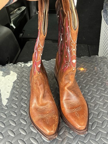 Gypsy rose brown leather - rose,