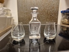 Highland Park Decorative Miniature Glass Decanter And 2 x Glasses