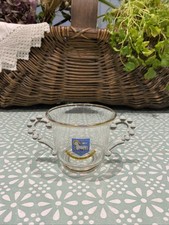 Vintage Glass Mug Bowl Commemorating the 1952 Preston Guild, Lancashire