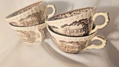 Vtg set tea cups manson - tea, manson's