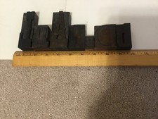 Lot of 7 Vintage Antique Wood