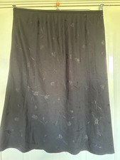 Ladies M&S Black Half Slip -