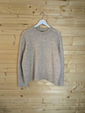 M & S Wool Mohair Beige Fluffy