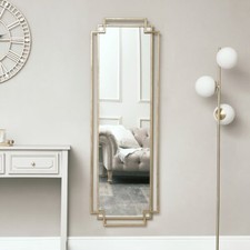 Gold Art Deco Wall Mirror