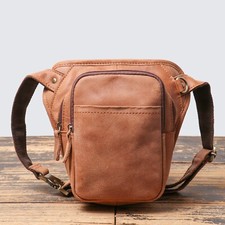 Men's Leather Waist Bag Small