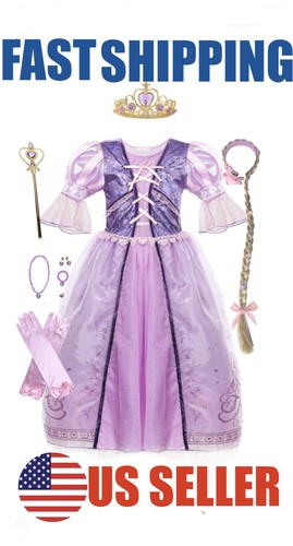 Rapunzel dress costume set - costume,