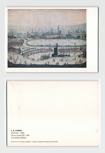 Postcard lowry the pond - postcard,