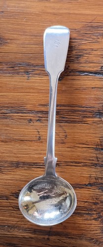 Antique silver fiddle - antique, pattern
