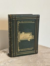 1880s The Poetical Works Of John Milton Illustrated Excelsior Ed Antique Book