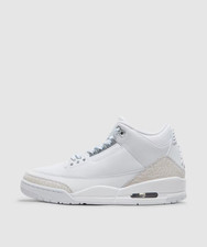 Nike Air Jordan 3 Retro Pure Money White Trainers Sneakers UK 6 7 8 9 10 11 12
