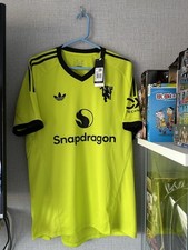 Player Issue Manchester United 24/25 GK Shirt - XL - SS - Green Soccer Jersey