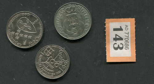Lot coins portugal - ,